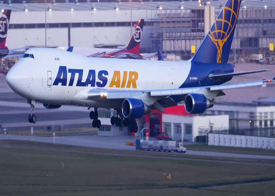 DHL Puerta a puerta Servicio de envío de carga aérea internacional confiable en tiempo real